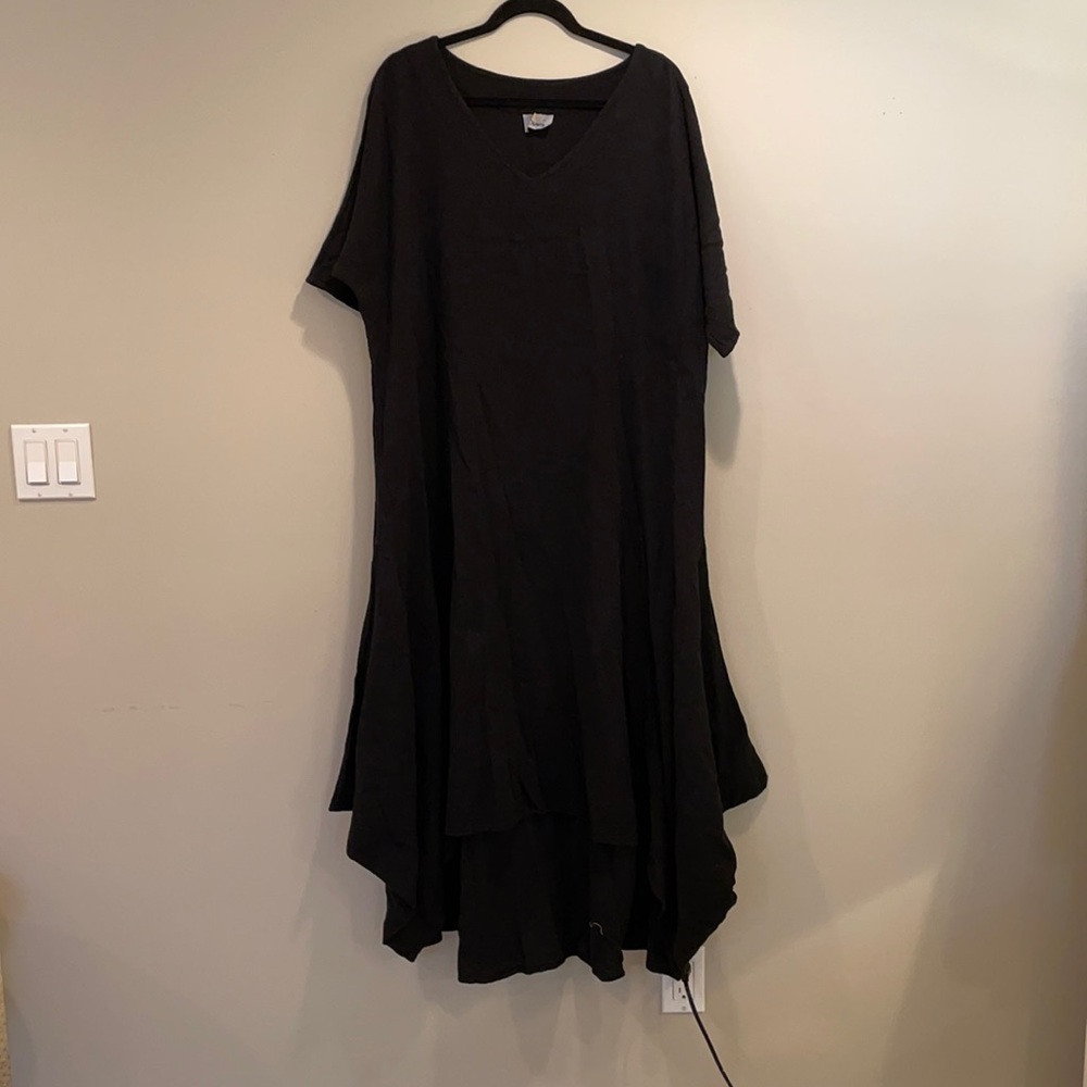 Dunes Black High Low Dress